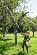 Motofierastrau telescopic profesional STIHL HTA 135 putere 1.1 kW lama 30 cm lungime 405 cm acumulator si incarcator neinclus