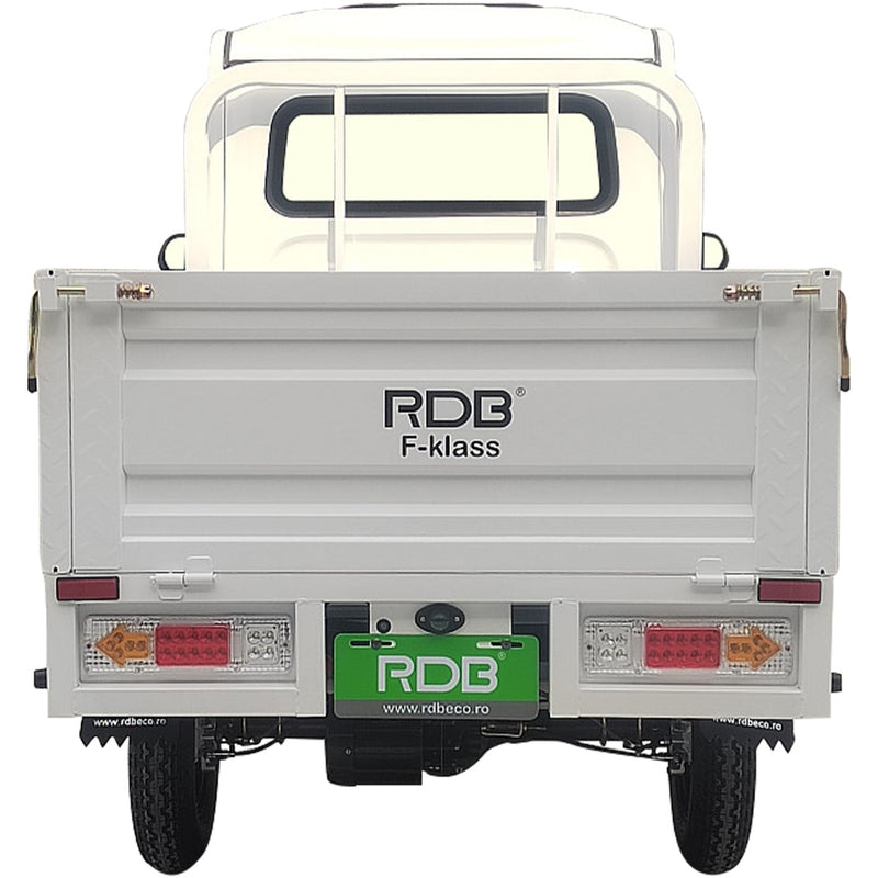 Masina electrica RDB F-KLASS fara permis 1500W 25 km/h 72V58Ah autonomie 65 km bena rabatabila culoare albastru