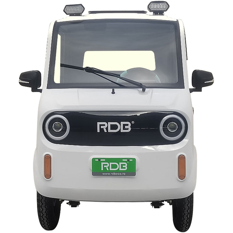 Masina electrica RDB F-KLASS fara permis 1500W 25 km/h 72V58Ah autonomie 65 km bena rabatabila culoare albastru