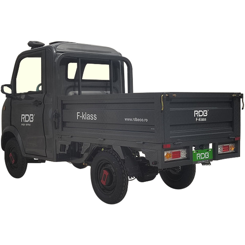 Masina electrica RDB F-KLASS fara permis 1500W 25 km/h 72V58Ah autonomie 65 km bena rabatabila culoare albastru