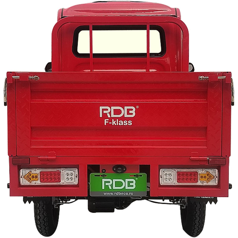Masina electrica RDB F-KLASS fara permis 1500W 25 km/h 72V58Ah autonomie 65 km bena rabatabila culoare alb