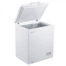 Lada frigorifica 2 in 1 Albatros LA175E 142 litri clasa E latime 70.5 cm functie Fast Freeze dubla functionalitate frigider / congelator termostat reglabil interior aluminiu alb