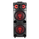 Boxa portabila Samus Fiesta 12 100 W Bluetooth USB slot card SD Aux in radio FM intrare microfon functie True Wireless Stereo negru microfon inclus telecomanda