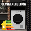 Uscator de rufe Samus SGDP-924 pompa de caldura 9 kg clasa D latime 60 cm memorare program favorit functie Antisifonare blocare acces copii optiune pornire intarziata