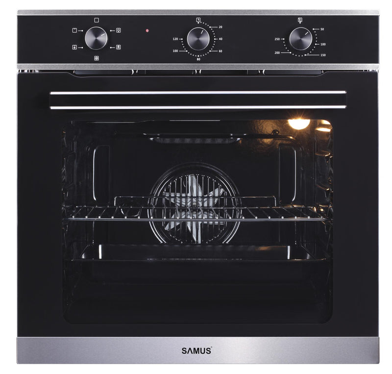 Cuptor electric incorporabil Samus SC623GX5 clasa A 75 litri 5 functii semi-grill ventilator timer mecanic 2000 W