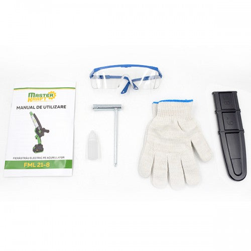 Minidrujba cu acumulator 21V 8" Master Kraft FML 21-8 (Brushless)