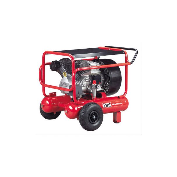 Compresor de aer cu ulei monofazat cu doi cilindri dispusi in V Fini WARRIOR VKM592-4M BUILD 3 kW 10 bar 590 l/min cu butelie de 20 l