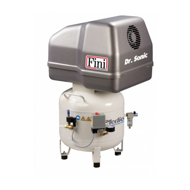 Compresor de aer de uz medical Fini Medic Air Dr. Sonic 320-50V-3M 230 V 235 l/min 8 bar butelie 50 l