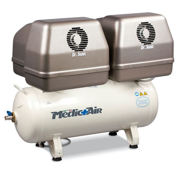 Compresor de aer medical Fini Dr.Sonic 640-90F-ES-6T 90 l  2x2.2 kW 8 bar 420 l/min