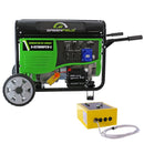 Generator de curent pe benzina Greenfield G-EC11000PEW-C+ATS_11000 portabil 230V 9.2 kVA pornire electrica automatizata cu panou ATS