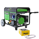 Generator de curent pe benzina Greenfield G-EC11000PEW-C+ATS_11000 portabil 230V 9.2 kVA pornire electrica automatizata cu panou ATS