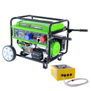Generator de curent pe benzina Greenfield G-EC11000PEW3-C+ATS_11000 portabil 400/230V 9.2 kVA pornire electrica automatizata cu panou ATS