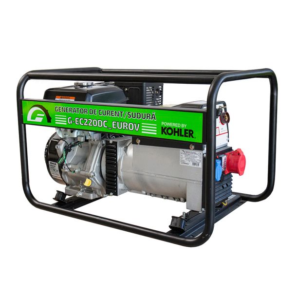 Generator portabil de curent si sudura Pramac Generator portabil de curent si sudura Greenfield G-EC220DC_EUROV trifazat 6.1 kVA curent sudura 40-220 AW220 trifazat 6.1 kVA curent sudura 40-220 A