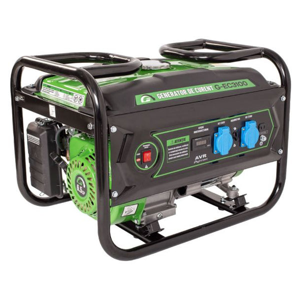 Generator de curent pe benzina Greenfield G-EC3100 portabil monofazat putere 2.3 kVA