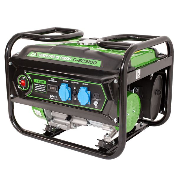 Generator de curent pe benzina Greenfield G-EC3100 portabil monofazat putere 2.3 kVA