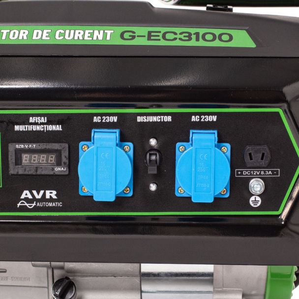 Generator de curent pe benzina Greenfield G-EC3100 portabil monofazat putere 2.3 kVA