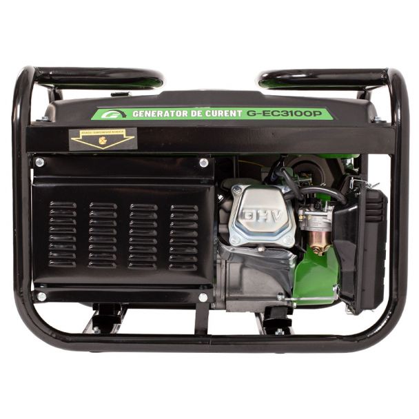 Generator de curent pe benzina Greenfield G-EC3100P portabil monofazat 2.3 kVA bobinaj alternator cupru