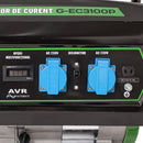 Generator de curent pe benzina Greenfield G-EC3100P portabil monofazat 2.3 kVA bobinaj alternator cupru