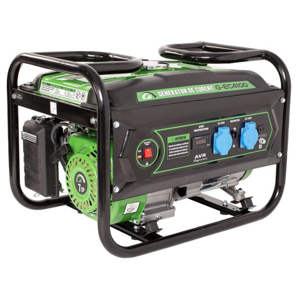 Generator de curent pe benzina Greenfield G-EC4100 portabil monofazat 3 kVA