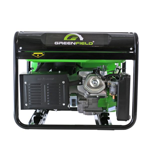 Generator de curent pe benzina Greenfield G-EC6100P portabil pornire manuala monofazat 4.5 kVA