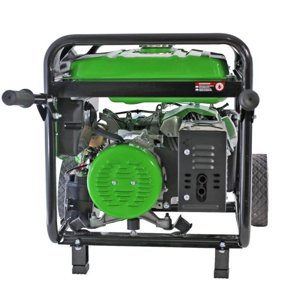 Generator de curent pe benzina Greenfield G-EC6100PEW portabil, monofazat 4.5 kVA pornire electrica roti de transport