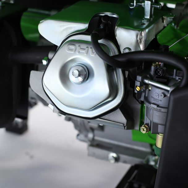 Generator de curent pe benzina Greenfield G-EC6100PEW portabil, monofazat 4.5 kVA pornire electrica roti de transport