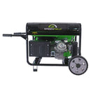 Generator de curent pe benzina Greenfield G-EC6600PEW portabil pornire electrica monofazat 5.5 kVA roti de transport
