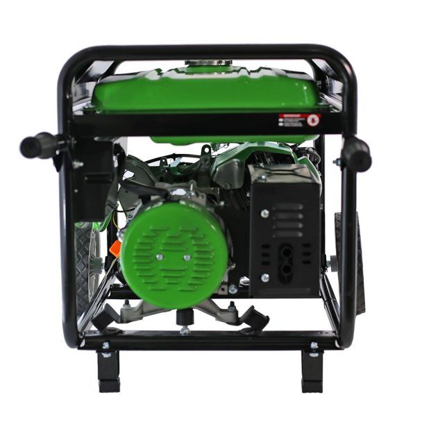 Generator de curent pe benzina Greenfield G-EC6800PW portabil pornire manuala monofazat 6.1 kVA cu roti