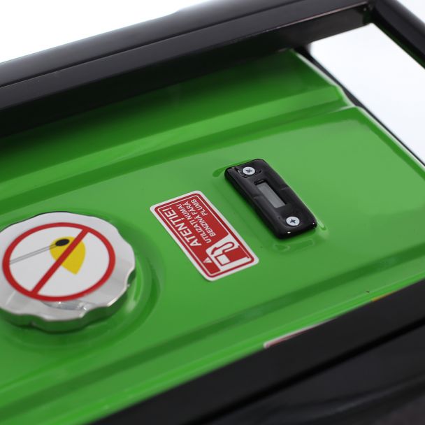 Generator de curent pe benzina Greenfield G-EC7500PW portabil pornire manuala monofazat 7 kVA roti de transport