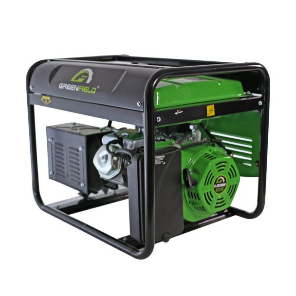 Generator de curent pe benzina Greenfield G-EC8300P portabil pornire manuala monofazat 7.7 kVA