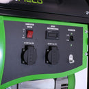Generator de curent pe benzina Greenfield G-EC8300PW portabil pornire manuala monofazat 7.7 kVA roti transport