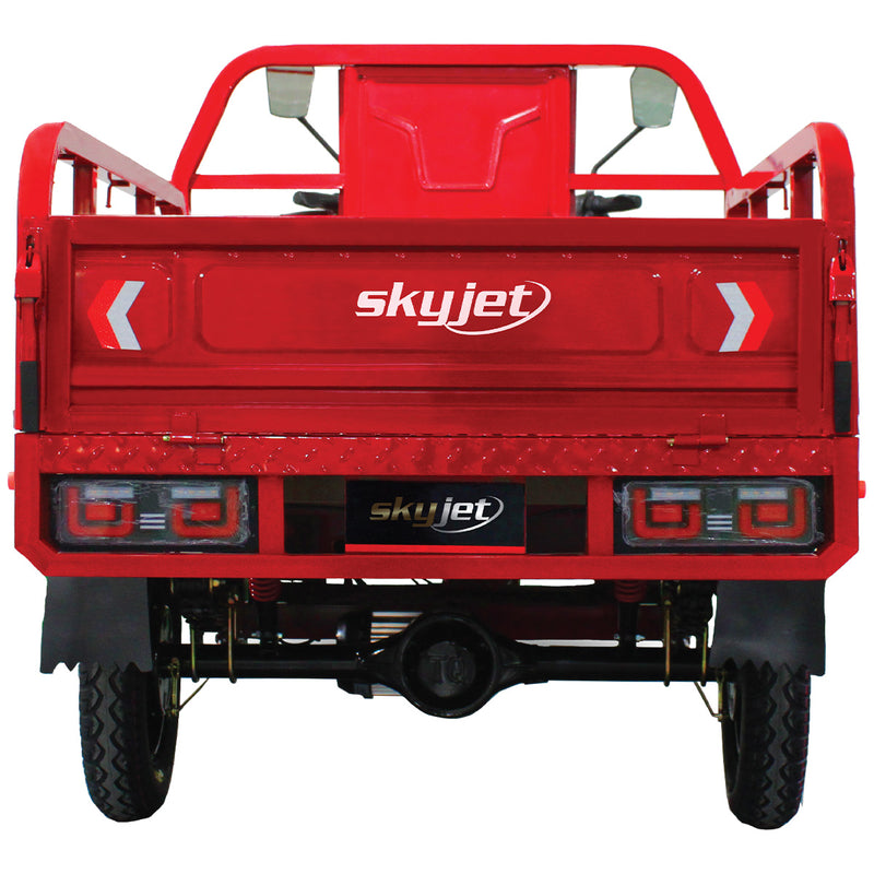 Tricicleta electrica SKY JET Smart Pro putere 3000 W 45V 58 AH viteza 25 km/h autonomie 60 km fara permis culoare alb