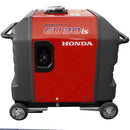 Pachet generator curent Honda EU30iS1 GA6 GW1 putere 3kW 230 V tip inverter benzina pornire electrica silentios roti transport +  lanterna LED magnetica AgroPro