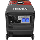 Pachet generator curent Honda EU30iS1 GA6 GW1 putere 3kW 230 V tip inverter benzina pornire electrica silentios roti transport +  lanterna LED magnetica AgroPro