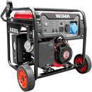 Generator curent Weima WM 6000iE Inverter motor 5.5 CP 4 timpi putere maxima 5.5kVA 230V benzina rezervor 20 l functie ECO MODE pornire electrica roti si maner transport