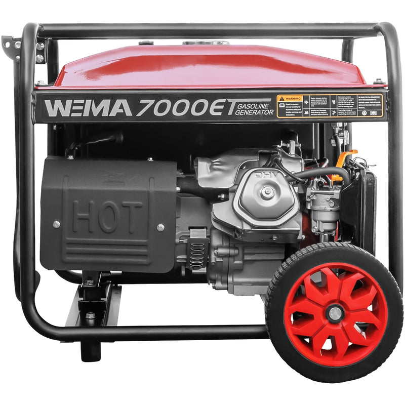 Generator curent WEIMA WM 7000 putere 7 kW 230V benzina pornire manuala AVR