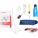 Generator curent Weima WM 8500E Inverter motor 18 CP 4 timpi putere maxima 8kVA 230V benzina rezervor 28 l pornire electrica roti si maner transport