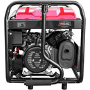 Generator curent Weima WM 8500E Inverter motor 18 CP 4 timpi putere maxima 8kVA 230V benzina rezervor 28 l pornire electrica roti si maner transport