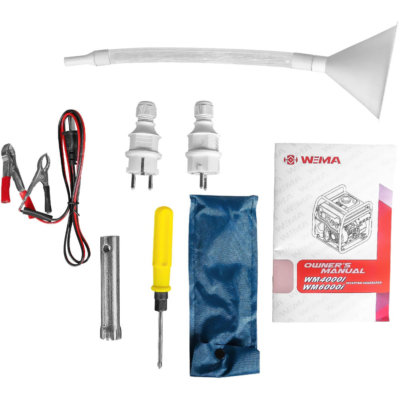 Generator curent Weima WM 4000i Inverter motor 7.5 CP 4 timpi putere maxima 3.8kVA 230V benzina rezervor 9 l