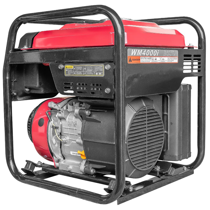 Generator curent Weima WM 4000i Inverter motor 7.5 CP 4 timpi putere maxima 3.8kVA 230V benzina rezervor 9 l