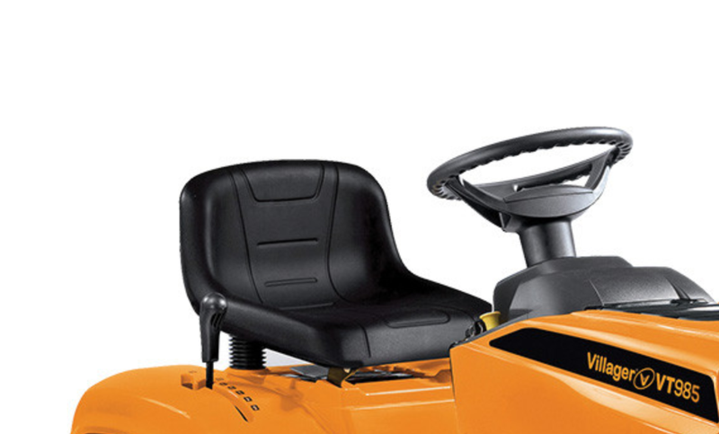 Tractoras de tuns iarba Villager VT 985 putere 9.3 CP latime lucru 98 cm motor Loncin 352 cmc suprafata recomandata 5000 m2