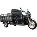 Tricicleta electrica KUBA GL 18000 MAX fara permis autonomie 70 km viteza 25 km/h bena 135x102 cm basculabila obloane rabatabile putere 2000W acumulatori 72V/45Ah