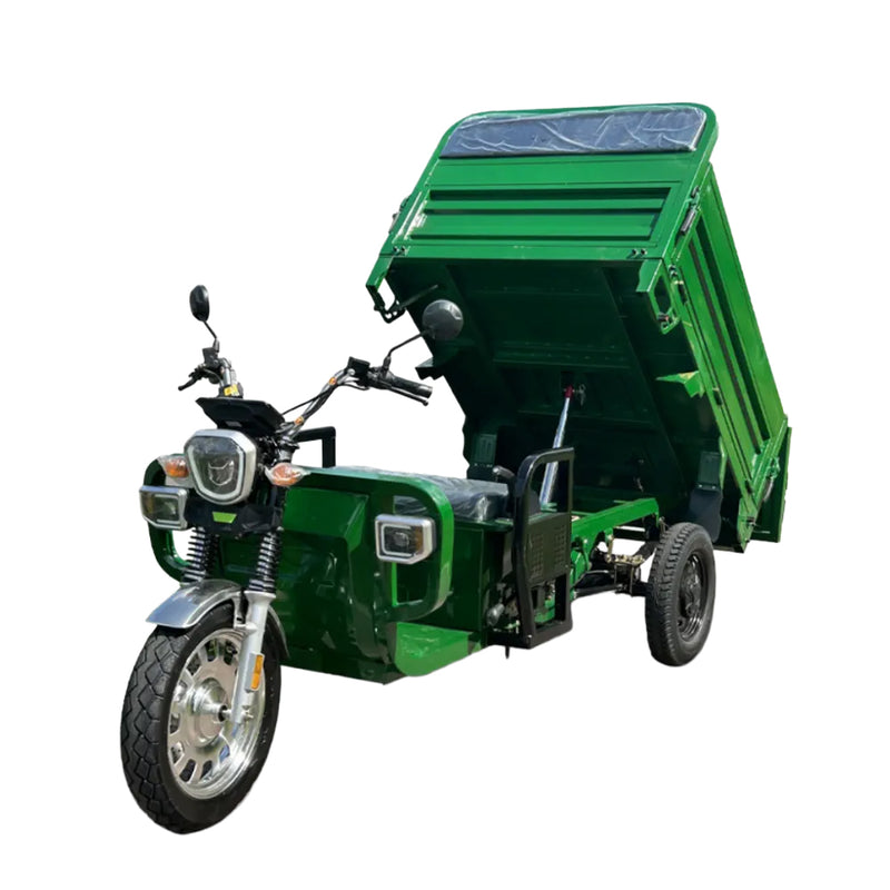 Tricicleta electrica  Rotakt Godiva motor 2000W viteza 25km/h autonomie 61km bena basculabila hidraulic fara permis