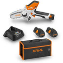 Fierastrau STIHL cu acumulator GTA 26 lama 10cm cu 2 acumulatori si incarcator inclus