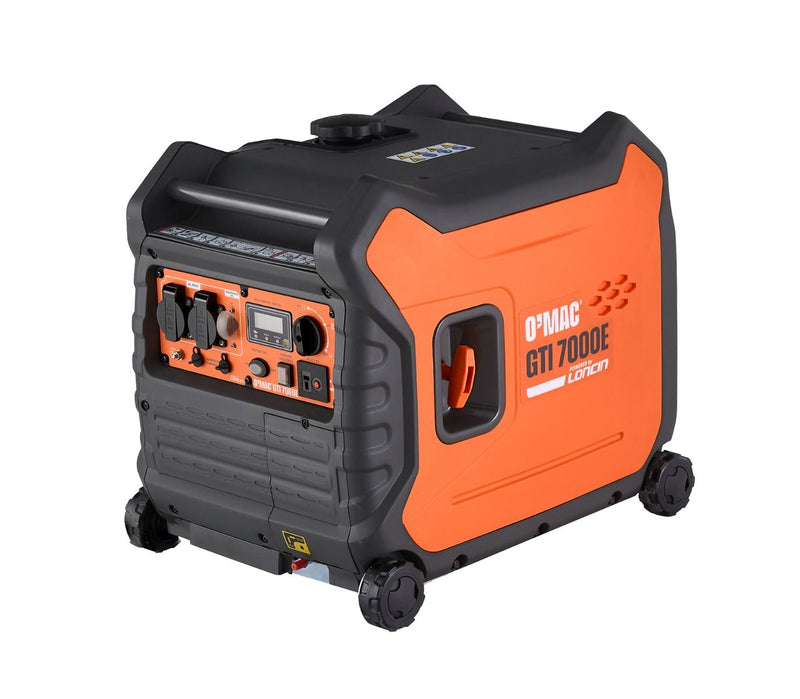 Generator curent O'MAC GTI 7000E putere 3.5 kW 230V benzina pornire electrica Tip Invertor