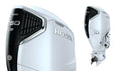 Motor barca Honda BF350 XDU cu mansa cizma lunga DBW 150 CP 4T pornire electrica elice de inox cu 3 aripi port incarcare 70A-Argintiu Aquamarine