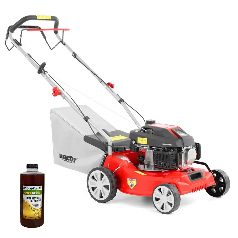 Masina de tuns iarba HECHT 541 S autopropulsata latime de taiere 41 cm volum cos 45 L + 1l ulei motor