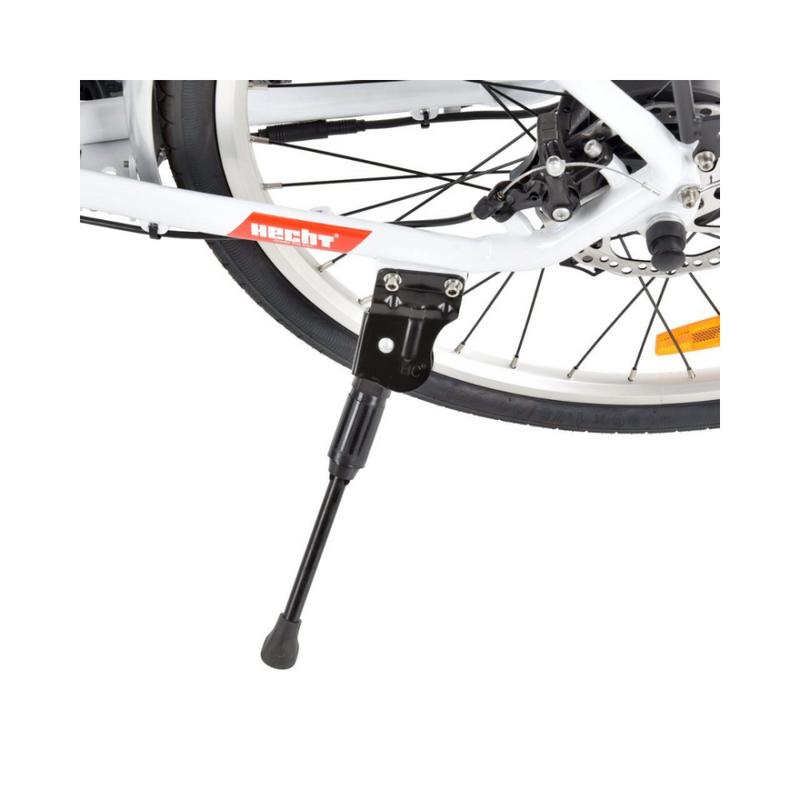 Bicicleta electrica Hecht prime shadow cu sasiu din aluminiu schimbator shimano acumulator 36 v