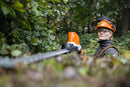 Foarfeca gard viu STIHL HLA 86 cu raza extinsa putere 0.29 kW lama 50 cm lungime totala 330 cm sistem AP + incarcator