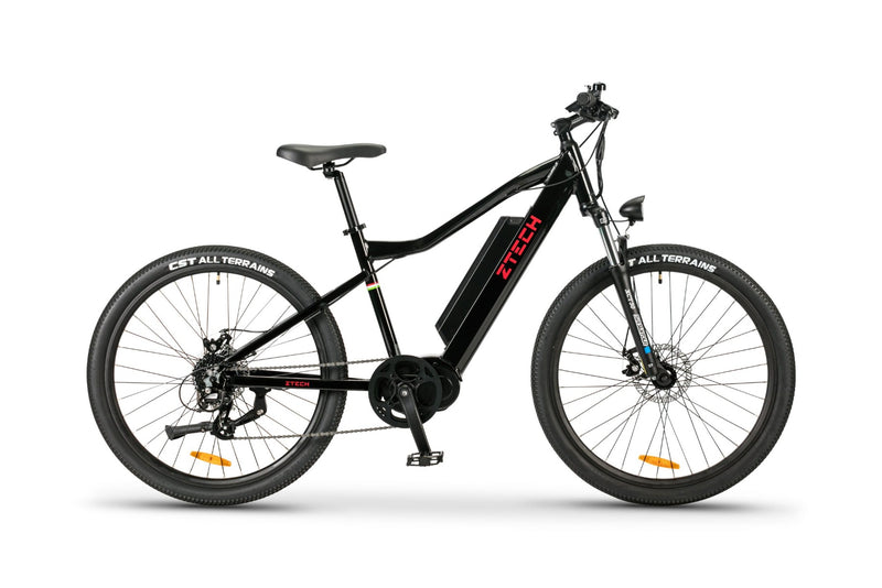 Bicicleta electrica Ztech ZT-85M SWORDFISH autonomie 50 km viteza maxima 25 km/h putere 250W acumulator 12Ah/36V nu necesita permis-Gri